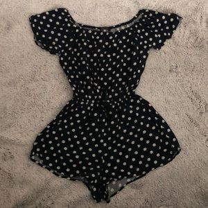 cute off the shoulder romper